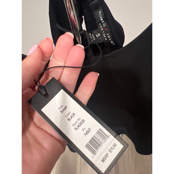 Romeo+ Juliet Couture, New, Open Back Cami, Black, Size S, KB9 - Picture 2 of 5